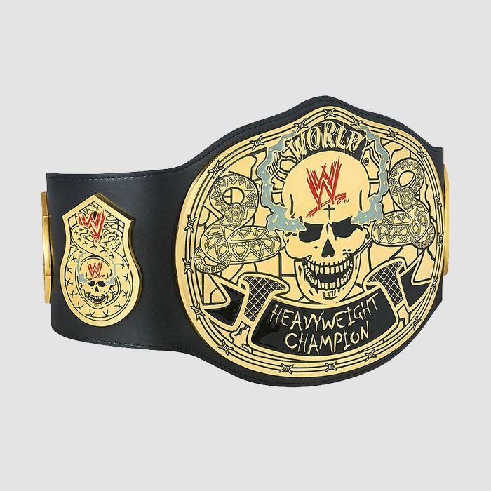 WWE Stone Cold Smoking Skull Championship Replica Title Belt