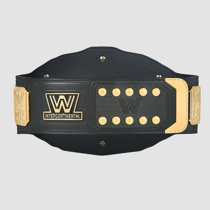 Black WWE Intercontinental Championship Replica Title Belt