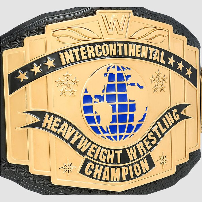 Black WWE Intercontinental Championship Replica Title Belt