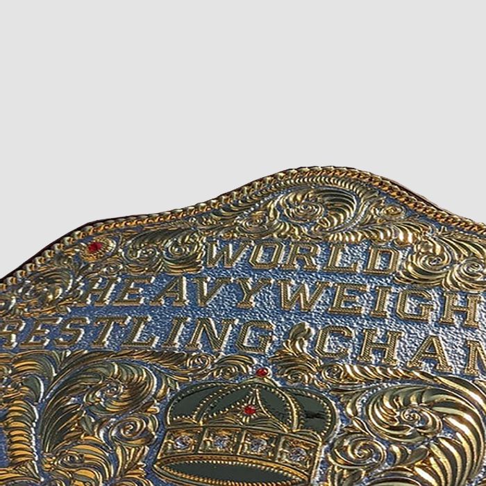 WCW Dual Plated Big Gold Championship Replica Title Belt