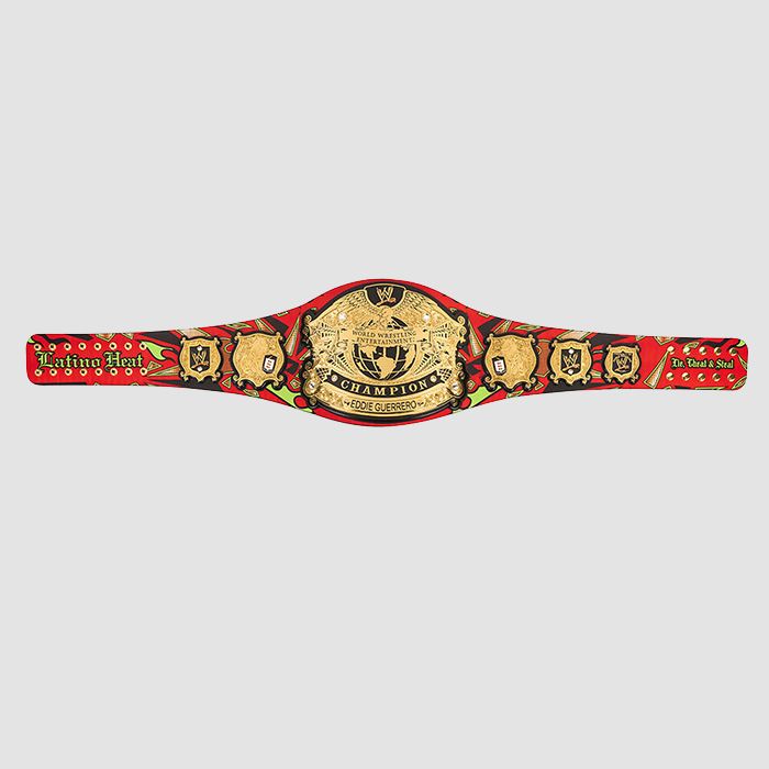 WWE Eddie Guerrero Signature Series Championship Replica Title Belt