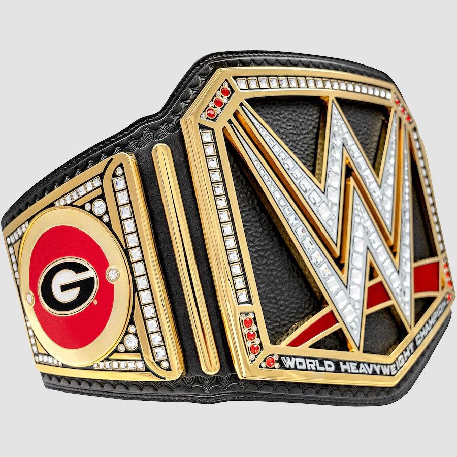 WWE Georgia Bulldogs Championship Replica Title Belt