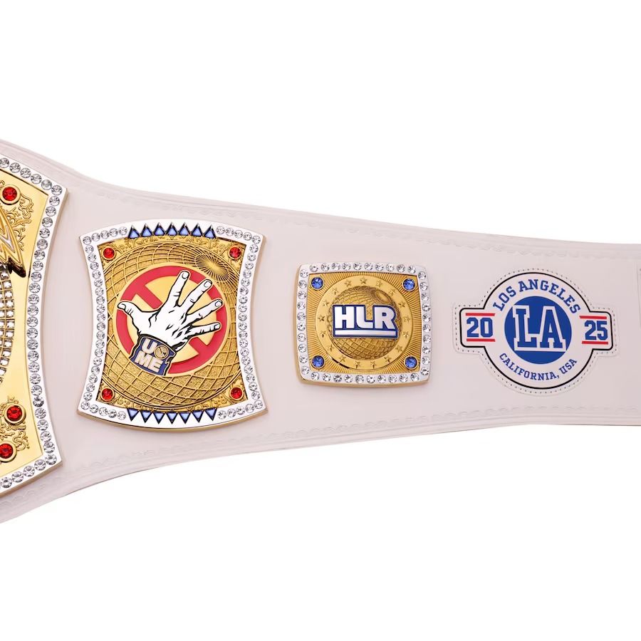 John Cena Farewell Tour 2025 Los Angeles Spinner Championship Replica Title Belt