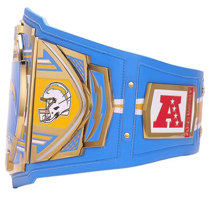 WWE Los Angeles Chargers 2023 Legacy Championship Replica Title Belt