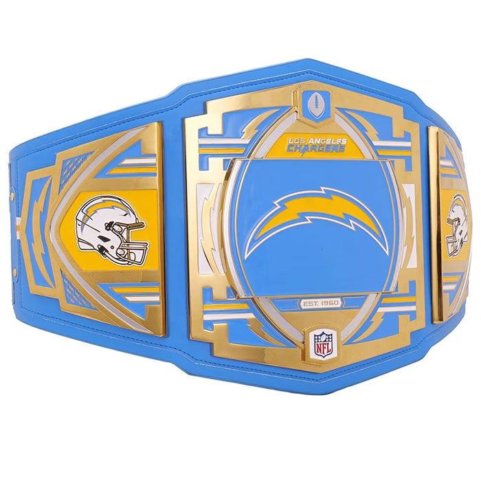 WWE Los Angeles Chargers 2023 Legacy Championship Replica Title Belt