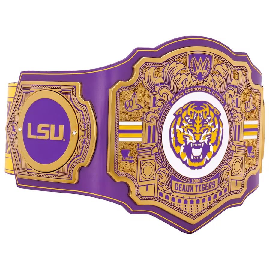 LSU Tigers Belts WWE Championship Legacy Title