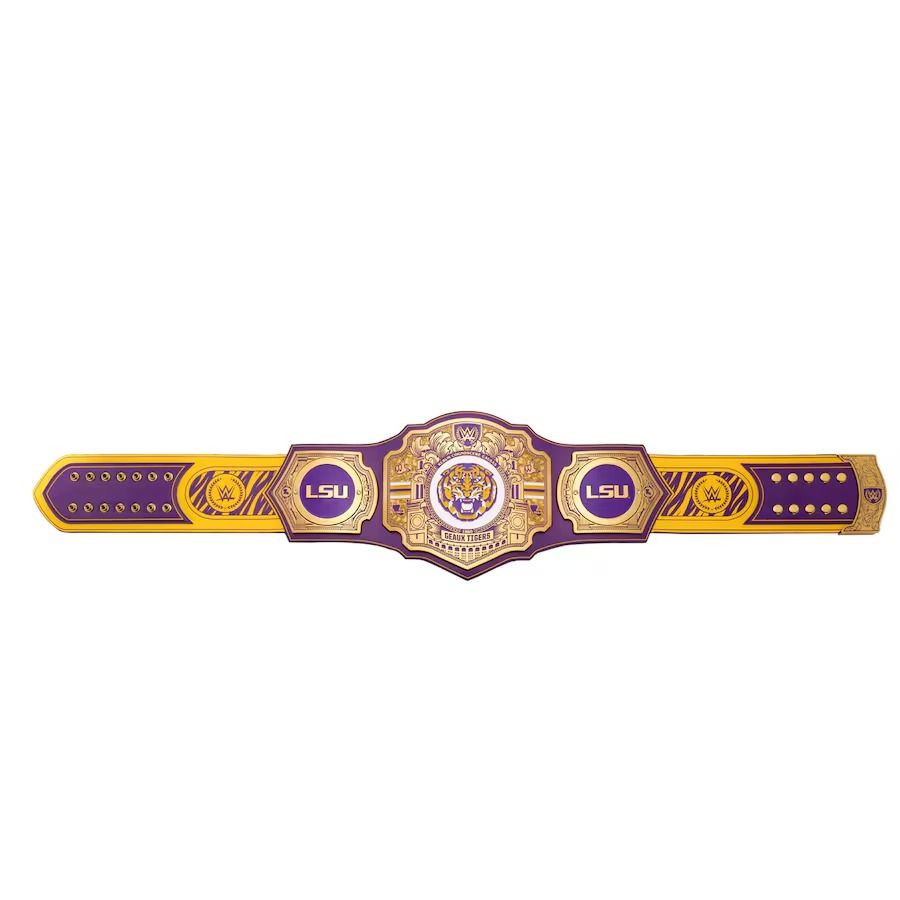 LSU Tigers Belts WWE Championship Legacy Title