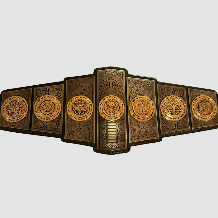 IWGP United States Championship Lucha Underground Gold Plated Replica Belt