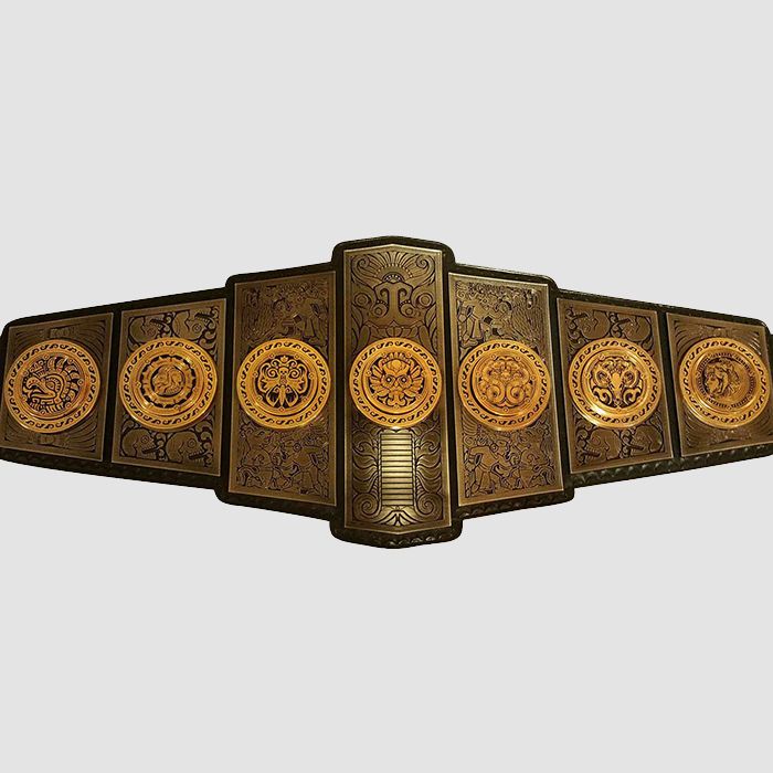 IWGP United States Championship Lucha Underground Gold Plated Replica Belt