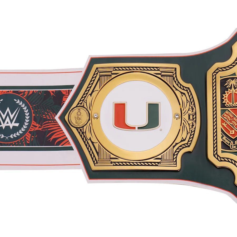 Miami Hurricanes Championship Belt WWE Legacy Title