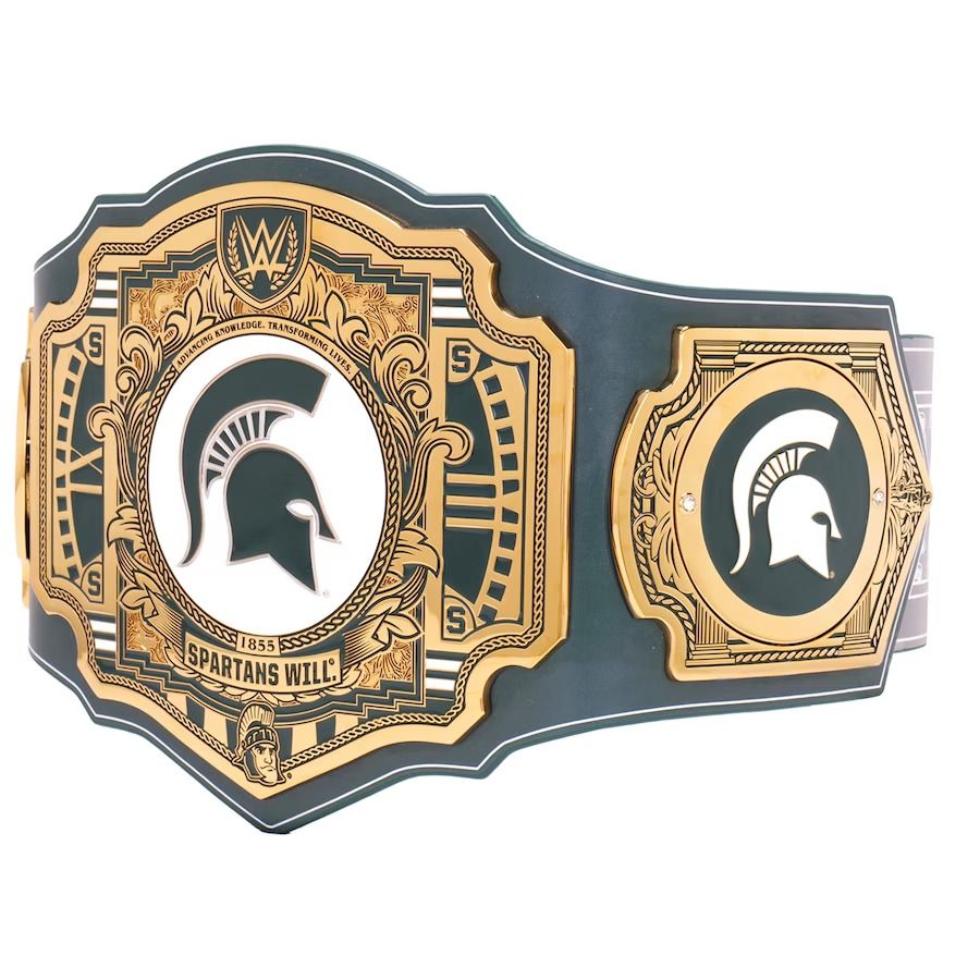 Michigan State Spartans Belt WWE Championship Legacy Title