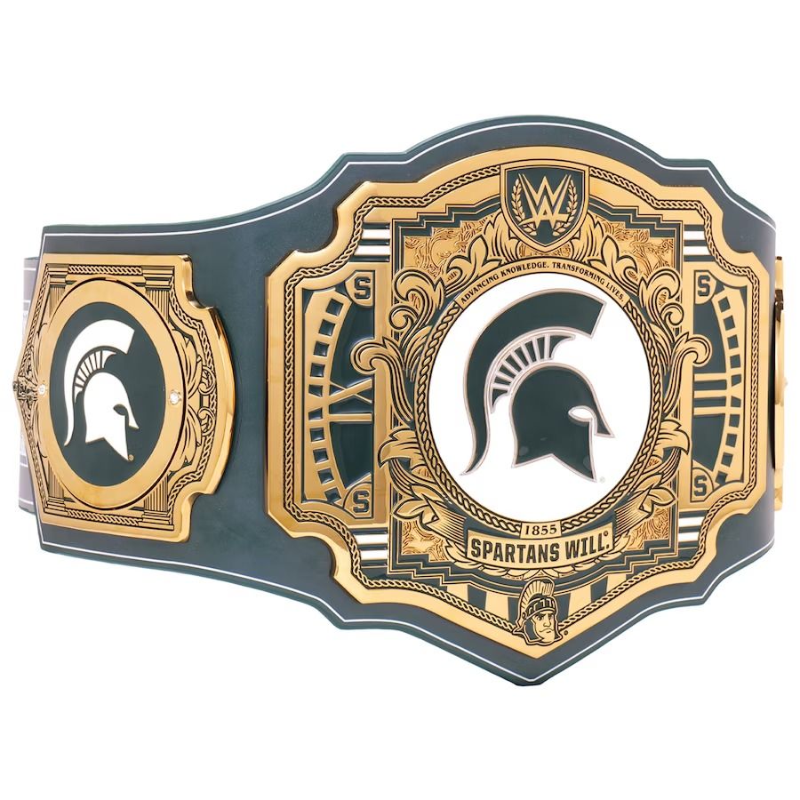 Michigan State Spartans Belt WWE Championship Legacy Title