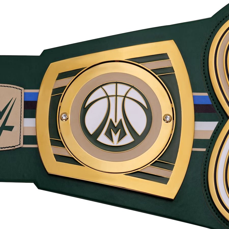 Milwaukee Bucks WWE Belt Championship Legacy Title Belt