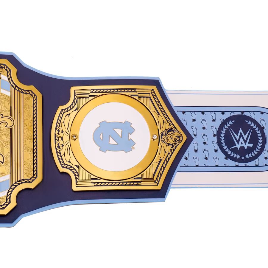 North Carolina Tar Heels Belt WWE Champioinship Legacy Title Belt