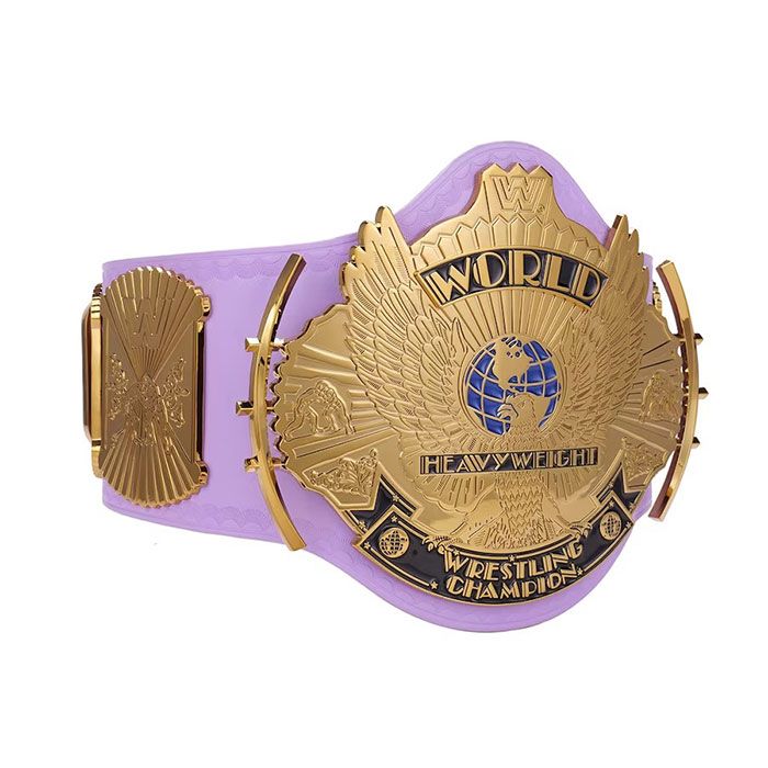 Purple Big Eagle Championship Belt – WWE Winged Replica Title