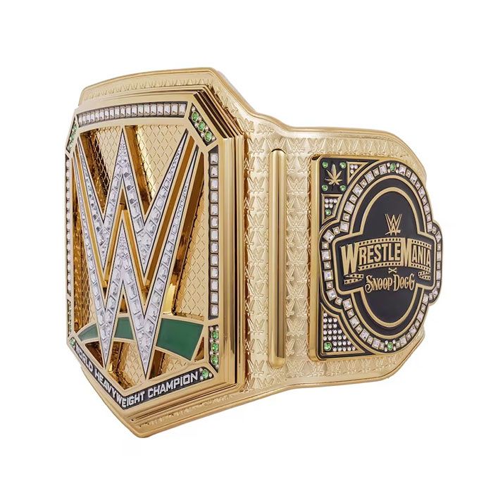 Snoop Dogg WWE WrestleMania 39 Championship Belt – Golden Replica Title