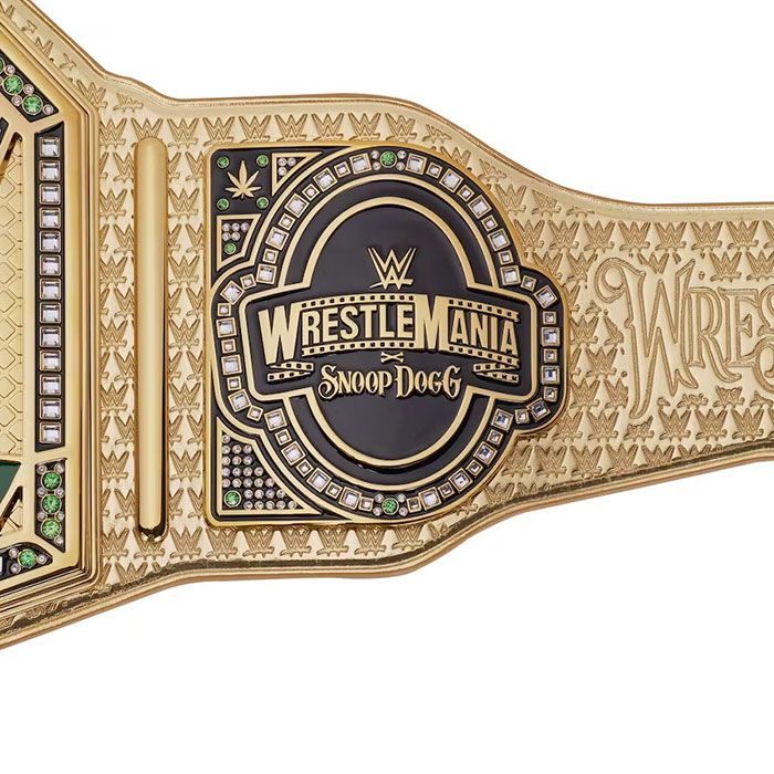 Snoop Dogg WWE WrestleMania 39 Championship Belt – Golden Replica Title