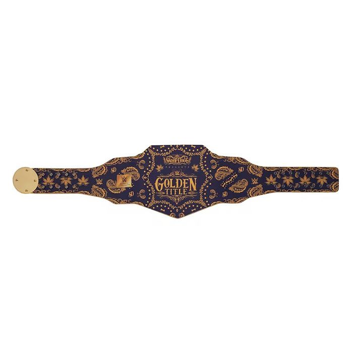 Snoop Dogg WWE WrestleMania 39 Championship Belt – Golden Replica Title