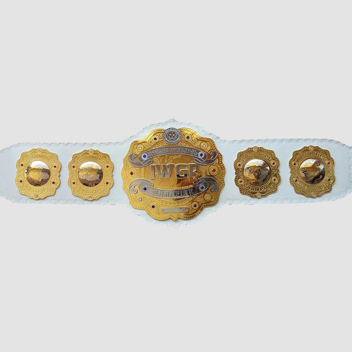 IWGP Championships International White Strap Title Belt – Replica