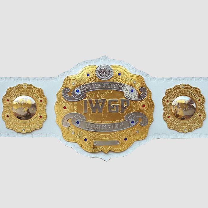 IWGP Championships International White Strap Title Belt – Replica