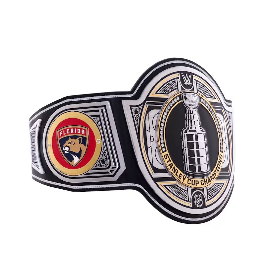 WWE Florida Panthers 2024 Stanley Cup Championship Replica Title Belt