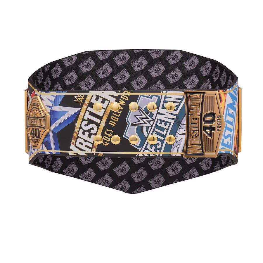 WWE Modern Era Championship Replica Belt β 40 Years of WrestleMania Edition