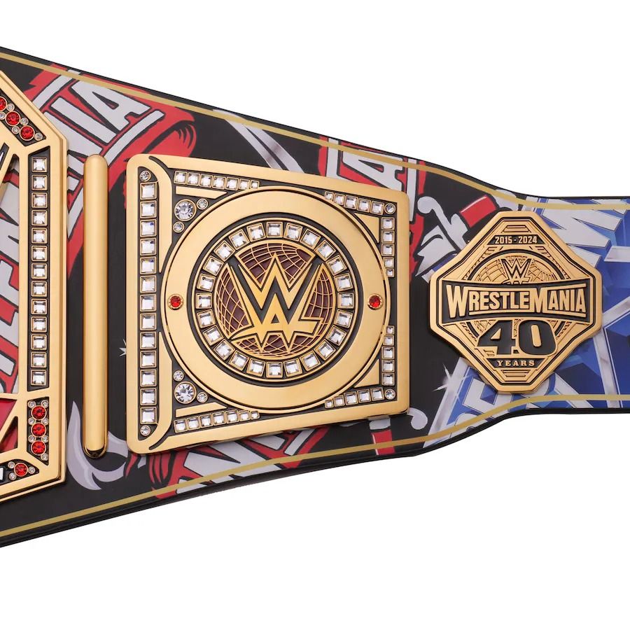 WWE Modern Era Championship Replica Belt β 40 Years of WrestleMania Edition