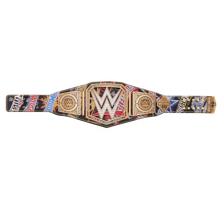 WWE Modern Era Championship Replica Belt β 40 Years of WrestleMania Edition