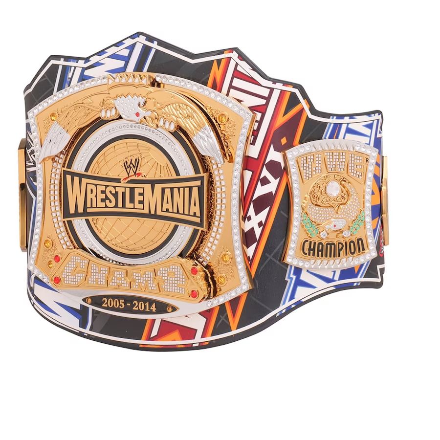 WWE Spinner 40 Years Of WrestleMania Replica Championship Title Belt