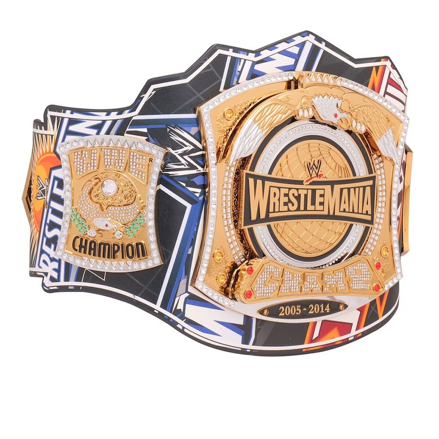 WWE Spinner 40 Years Of WrestleMania Replica Championship Title Belt
