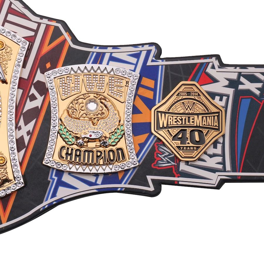 WWE Spinner 40 Years Of WrestleMania Replica Championship Title Belt