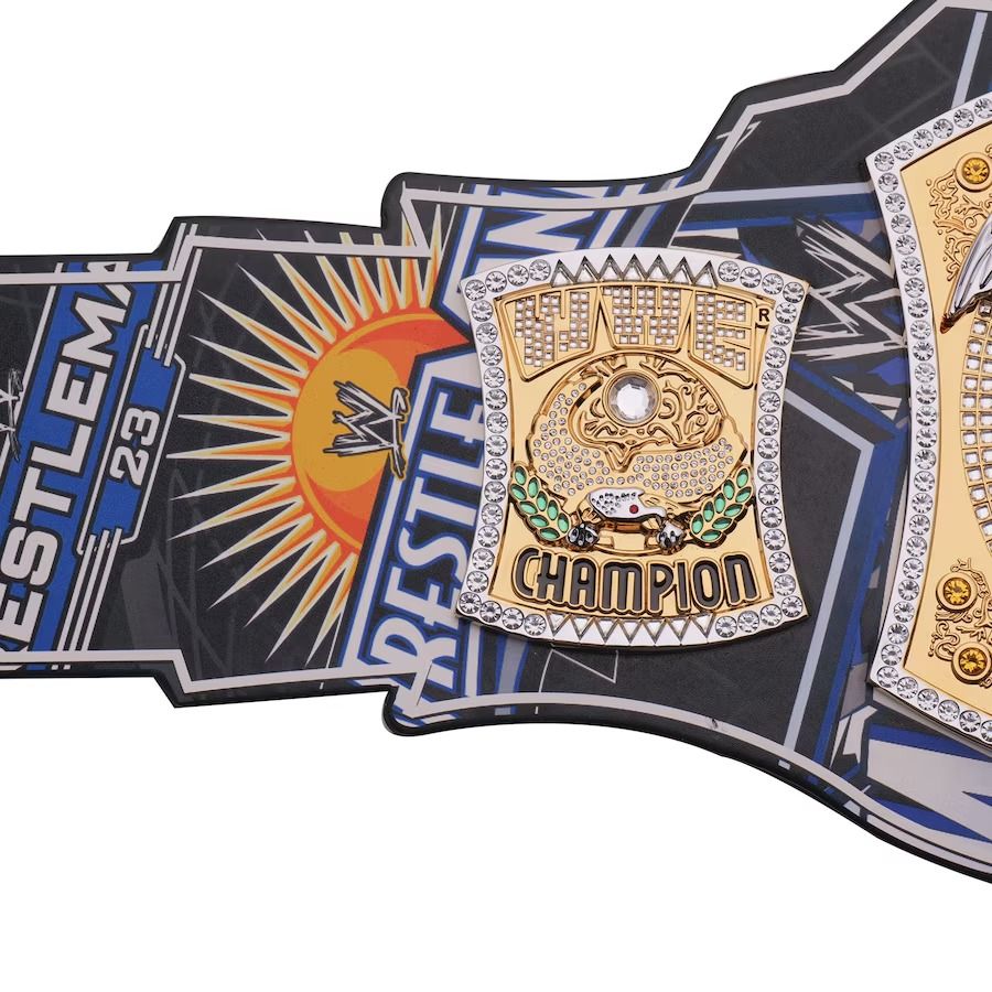 WWE Spinner 40 Years Of WrestleMania Replica Championship Title Belt