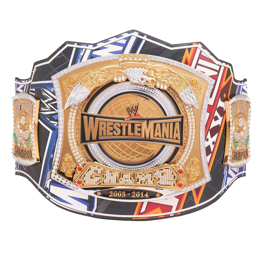 WWE Spinner 40 Years Of WrestleMania Replica Championship Title Belt
