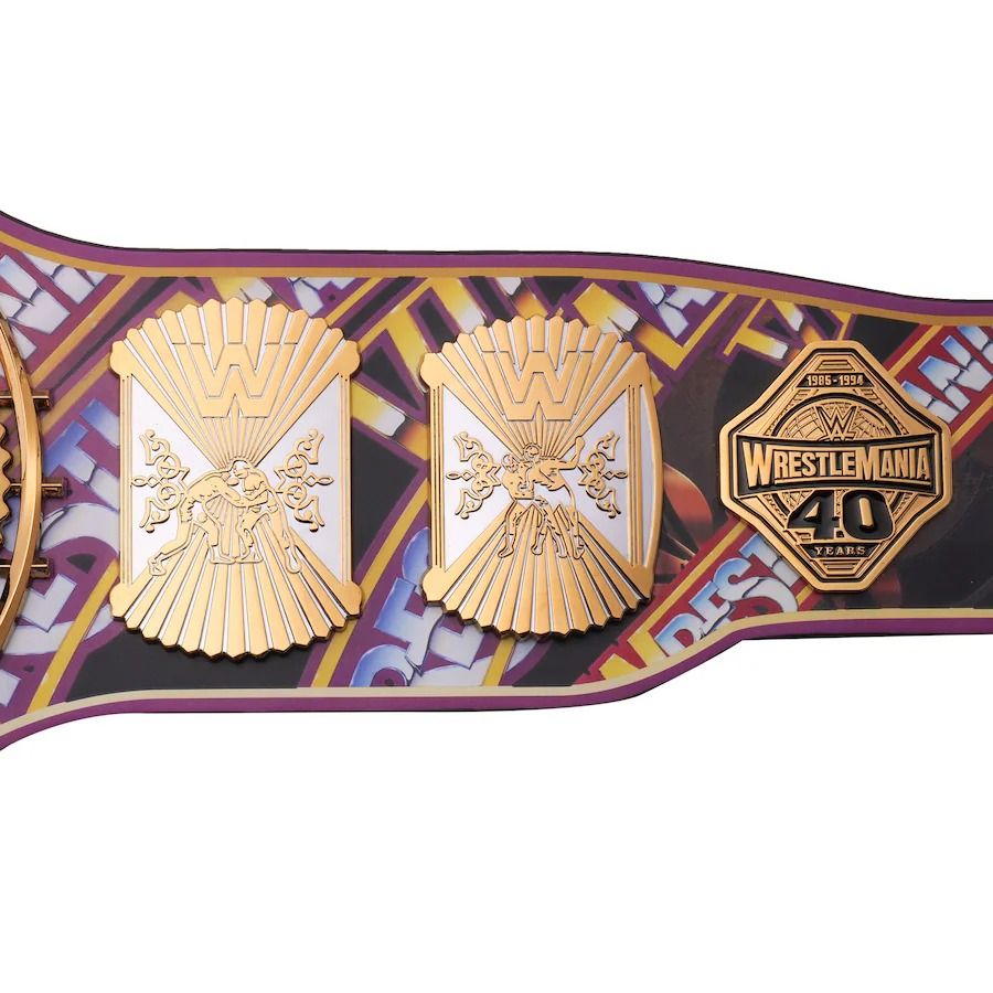 WWE Winged Eagle 40 Years of WrestleMania Replica Championship Title Belt
