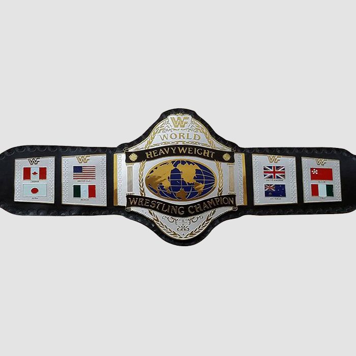 WWF Hulk Hogan 1986 World Heavyweight Championship Replica Title Belt