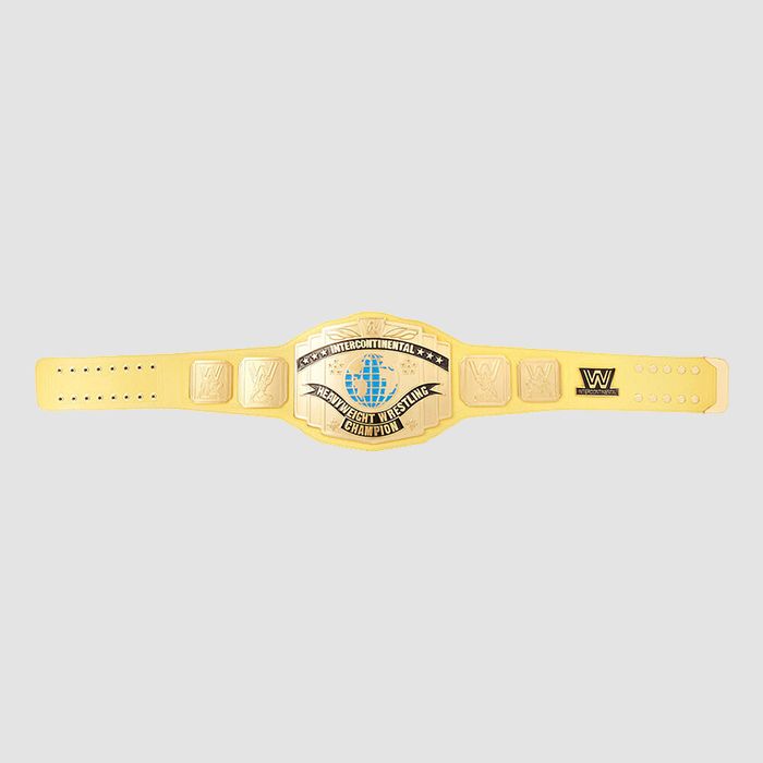 WWE Intercontinental Championship Replica Title Belt β Yellow Strap