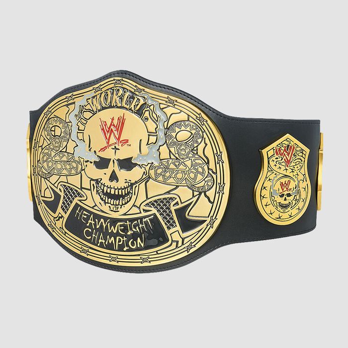 WWE Stone Cold Smoking Skull Championship Replica Title Belt