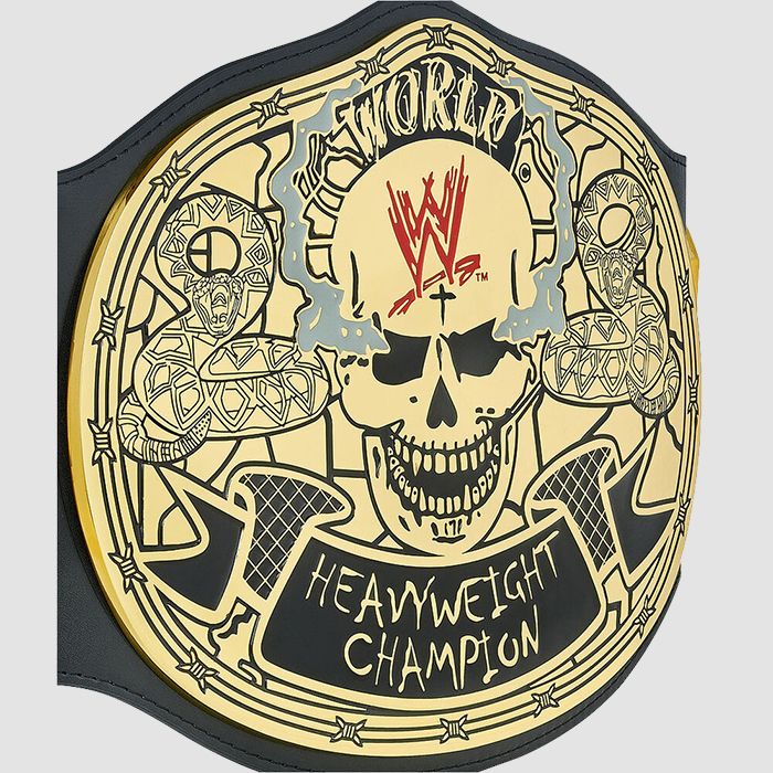 WWE Stone Cold Smoking Skull Championship Replica Title Belt