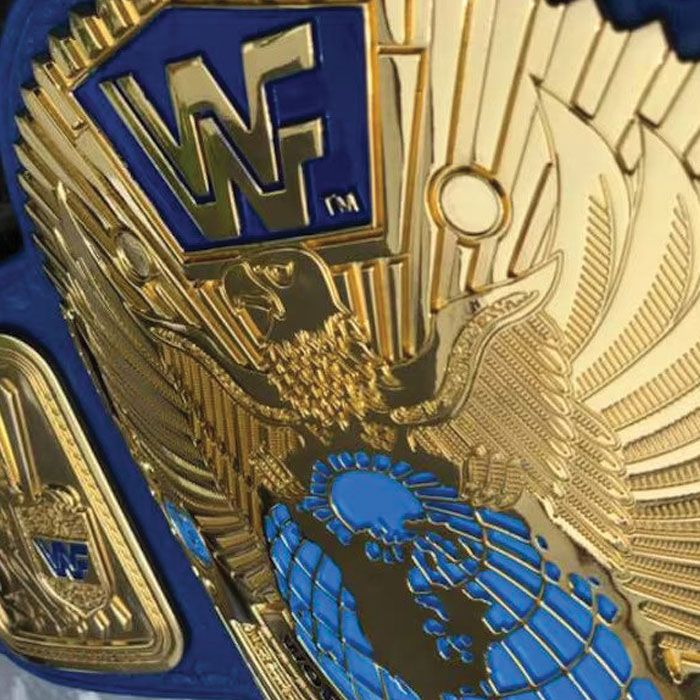 WWF Attitude Era Block Logo Steve Austin Big Eagle Championship Replica Belt
