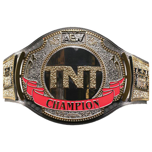 AEW TNT Championship Replica Title Belt – Black Strap