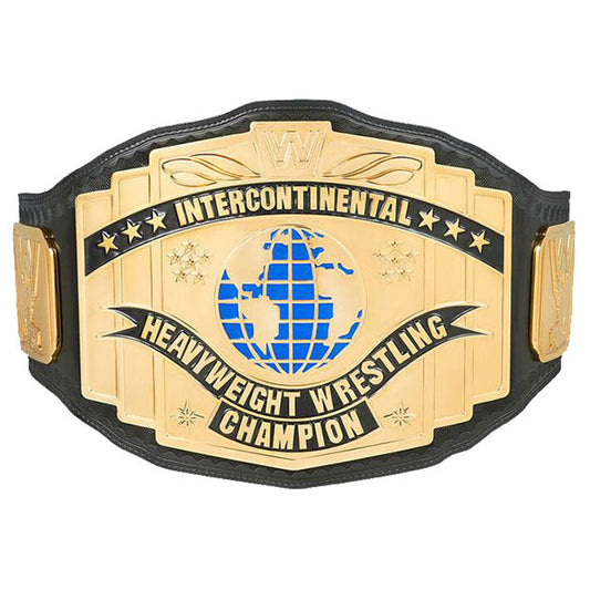 Black WWE Intercontinental Championship Replica Title Belt