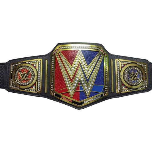 New Adult Size WWE Raw vs SmackDown Championship Replica Title Belt – 4mm Brass Plates