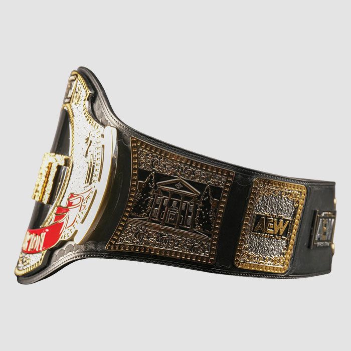 AEW TNT Championship Replica Title Belt – Black Strap