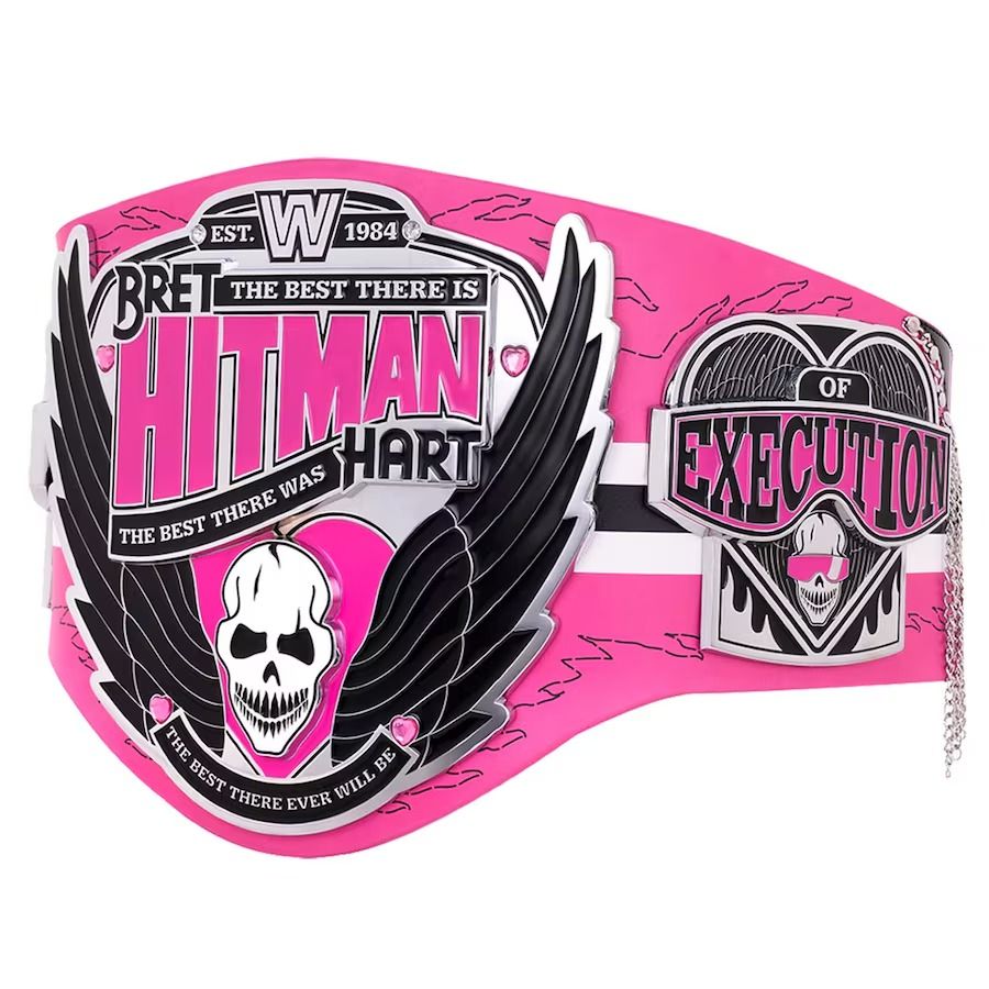 WWE Bret Hart Legacy Championship Replica Title Belt