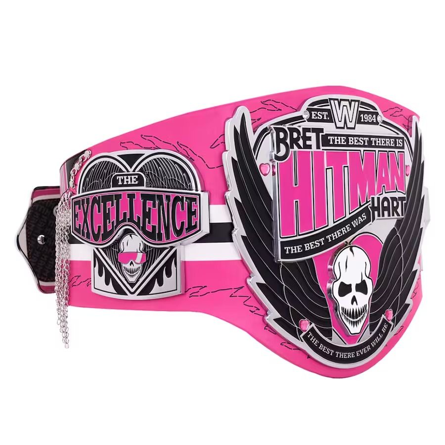WWE Bret Hart Legacy Championship Replica Title Belt