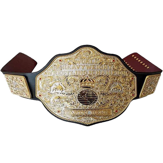 WCW Dual Plated Big Gold Championship Replica Title Belt