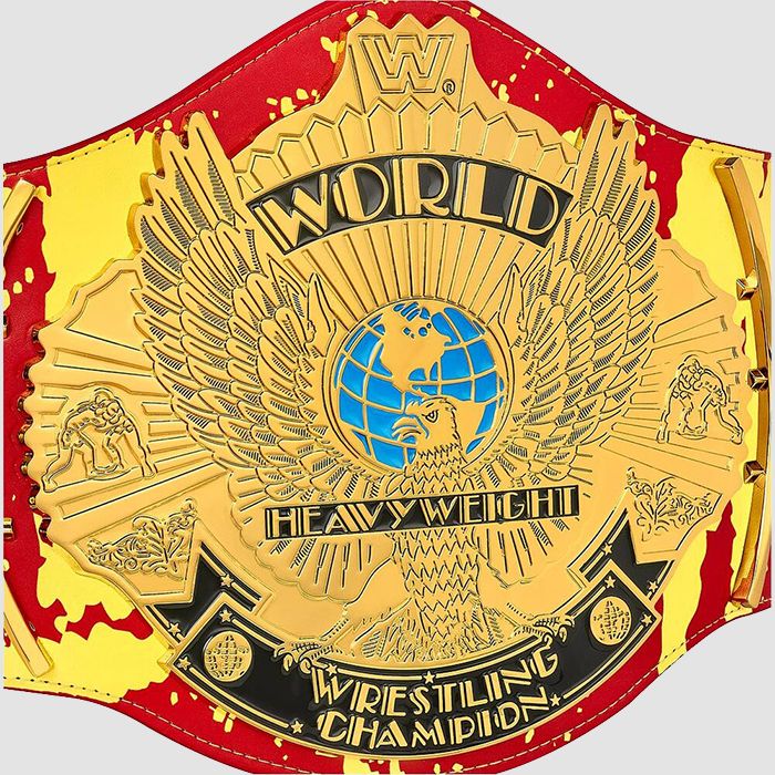 WWF Hulk Hogan Hulkamania Championship Replica Title Belt