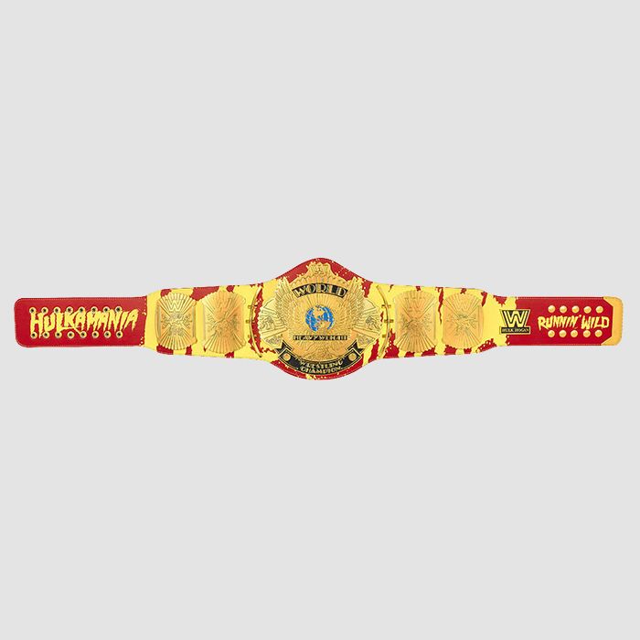 WWF Hulk Hogan Hulkamania Championship Replica Title Belt
