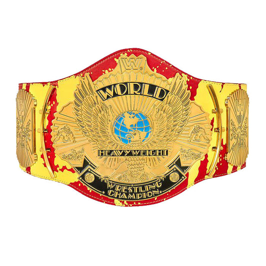 WWF Hulk Hogan Hulkamania Championship Replica Title Belt