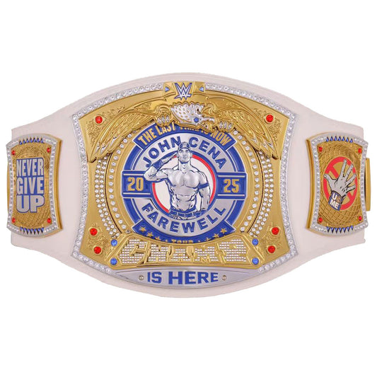 John Cena Farewell Tour 2025 Los Angeles Spinner Championship Replica Title Belt